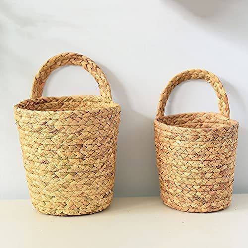 AIESY® 2 Pcs Beautiful Handcrafted Decorative Plant Hanging Baskets