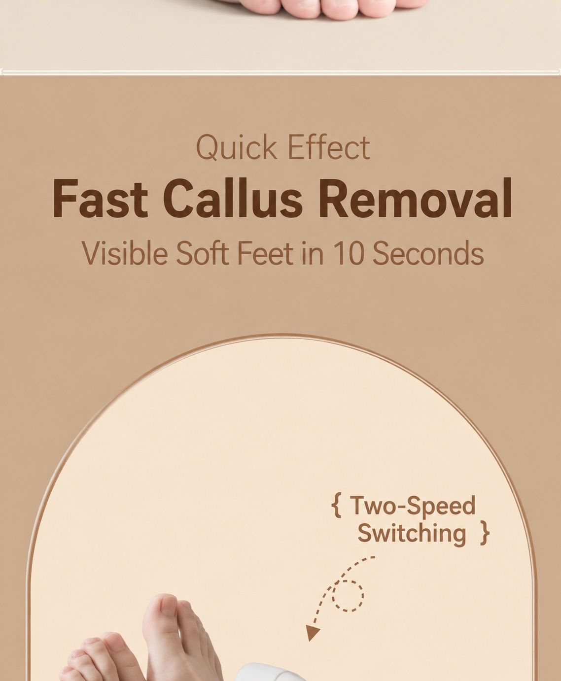 Portable USB Electric Foot Callus Remover for Smooth Feet