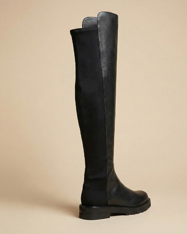 Stuart Weitzman 5050 lift leather boots