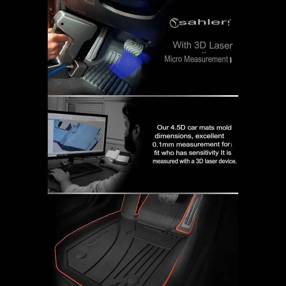 4.5D Pool Car Mat Compatible with Sahler Renault Megane 4 Sedan (2016+)
