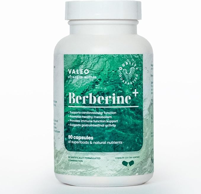 Valeo Berberine+ 90 Capsules & Valeo Gut Revive Powder 280g