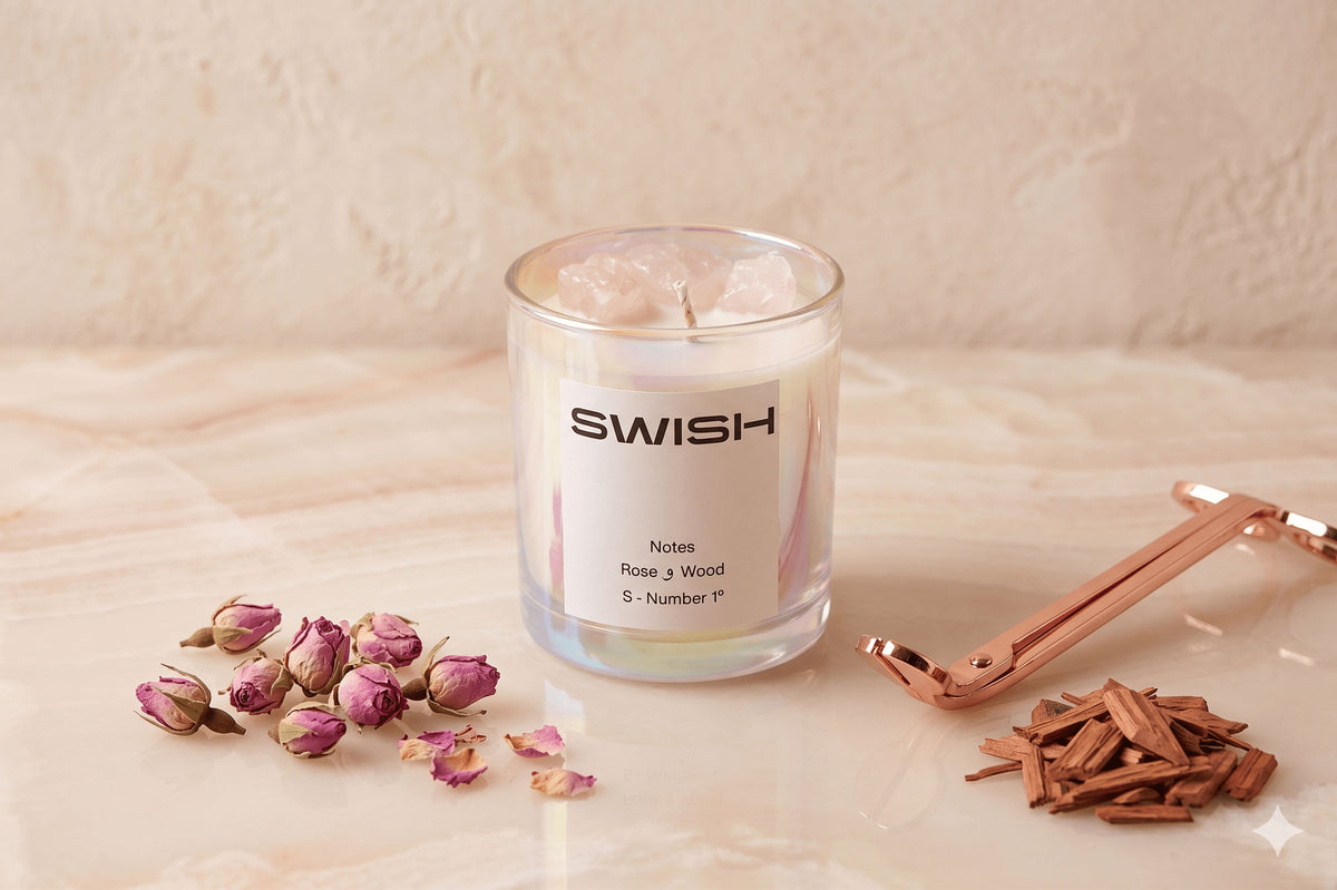 Rose & Wood Candle