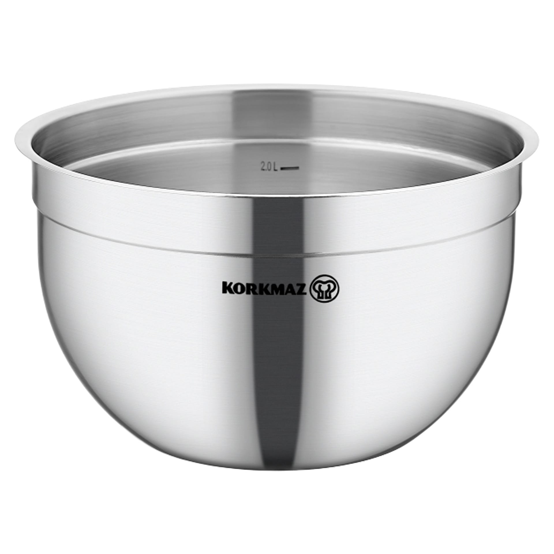 Korkmaz Proline Gastro Mixing Bowl, Stainless Steel, 20x13cm, Satin, A2776