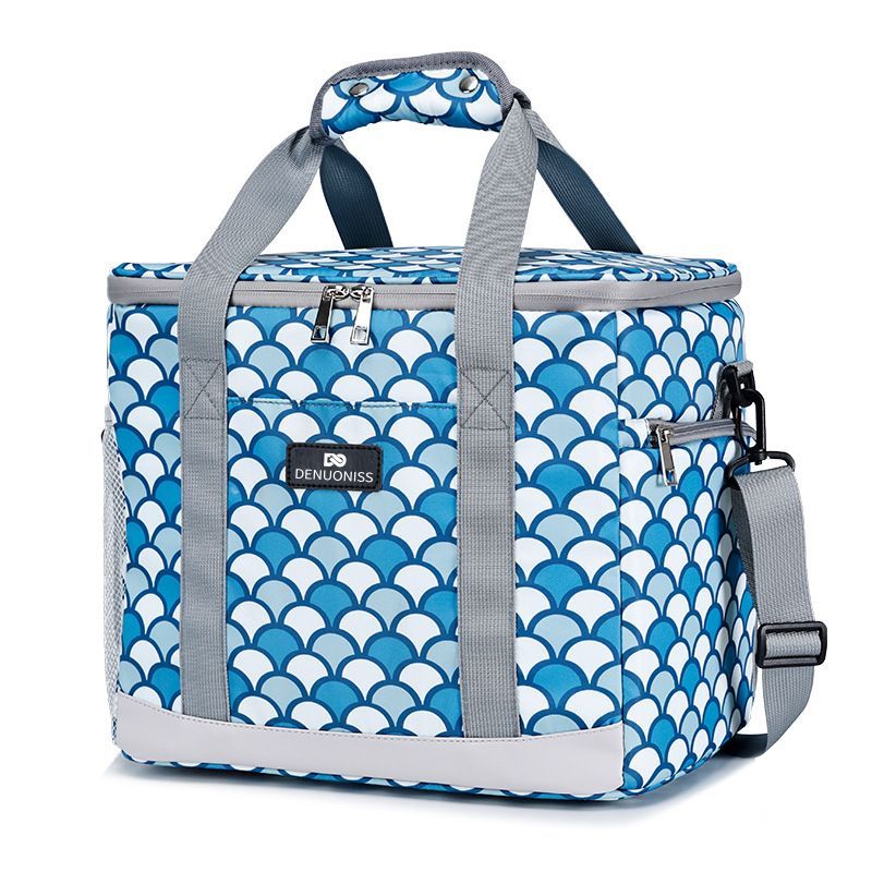 Large Insulated Cooler Bag with Shoulder Strap for Camping and Travel