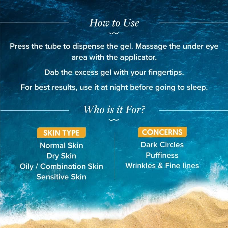 Aqualogica Glow+ Luminous Under Eye Gel 20g