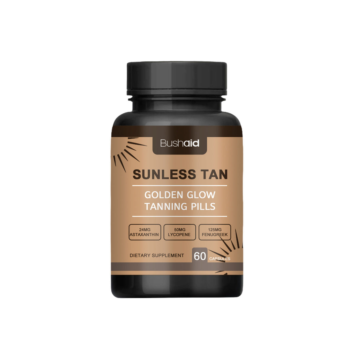Achieve Perfect Tan with BushAid Meihei Capsules, Body Care, Skin Resistance, Easy Daily Use ,60pcs