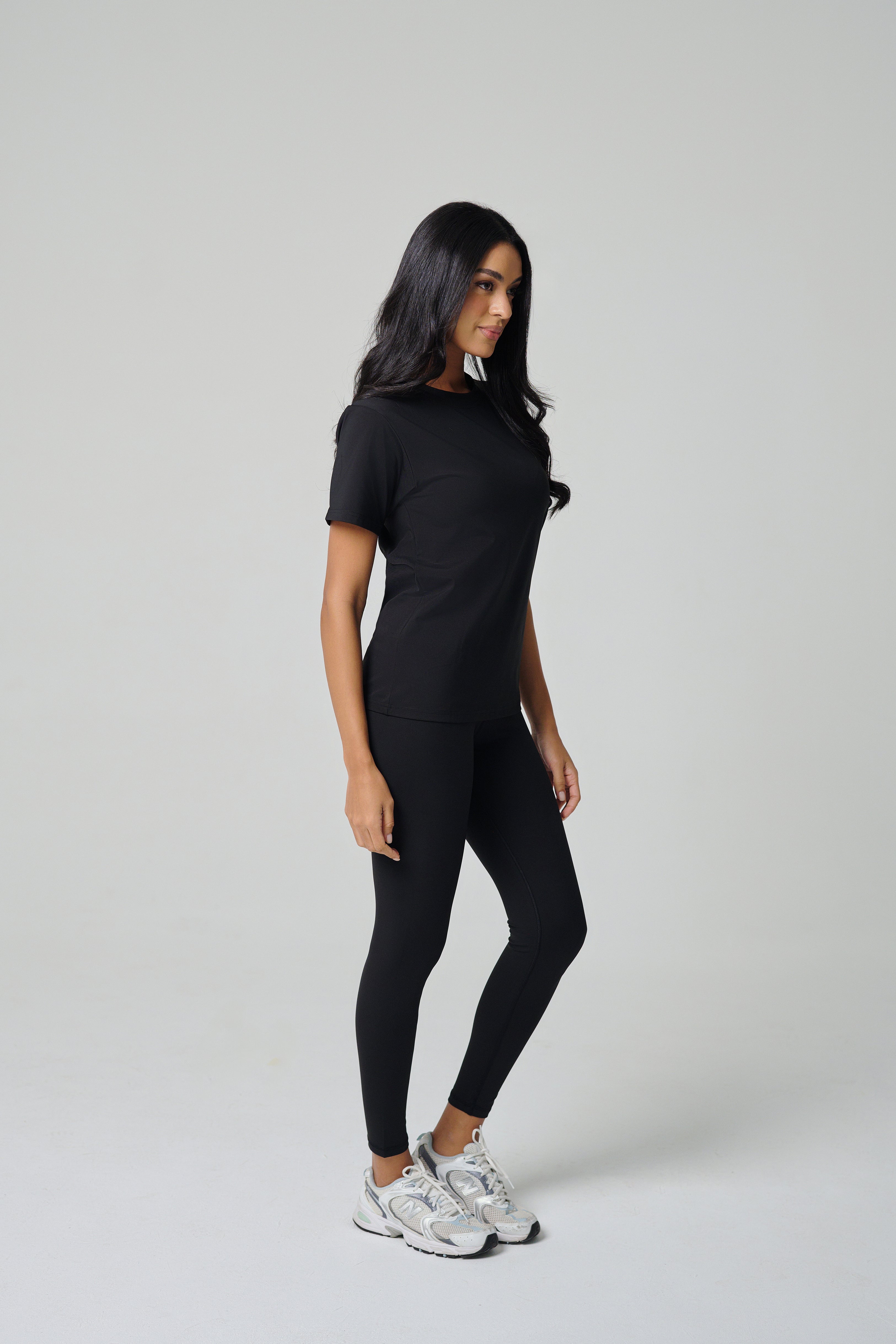 Women High Rise Legging - Black