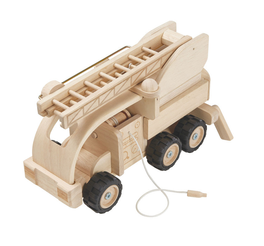 PlanToys Fire Truck — Wooden Toy Vehicle