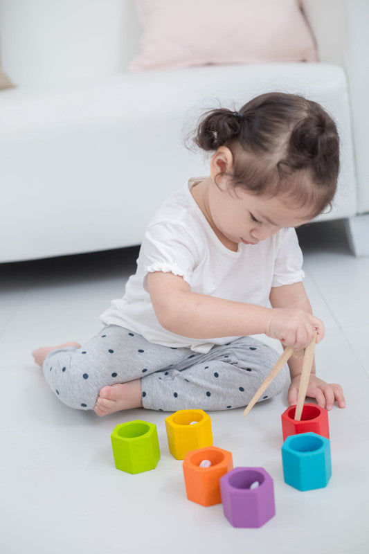 PlanToys Beehives — Wooden Fine Motor Toy