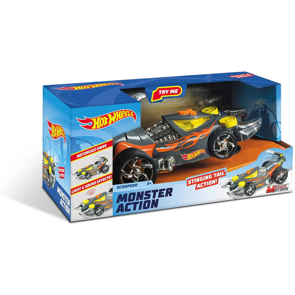 HOTWHEELS L&S MONSTER ACT.SCORPEDO B/O
