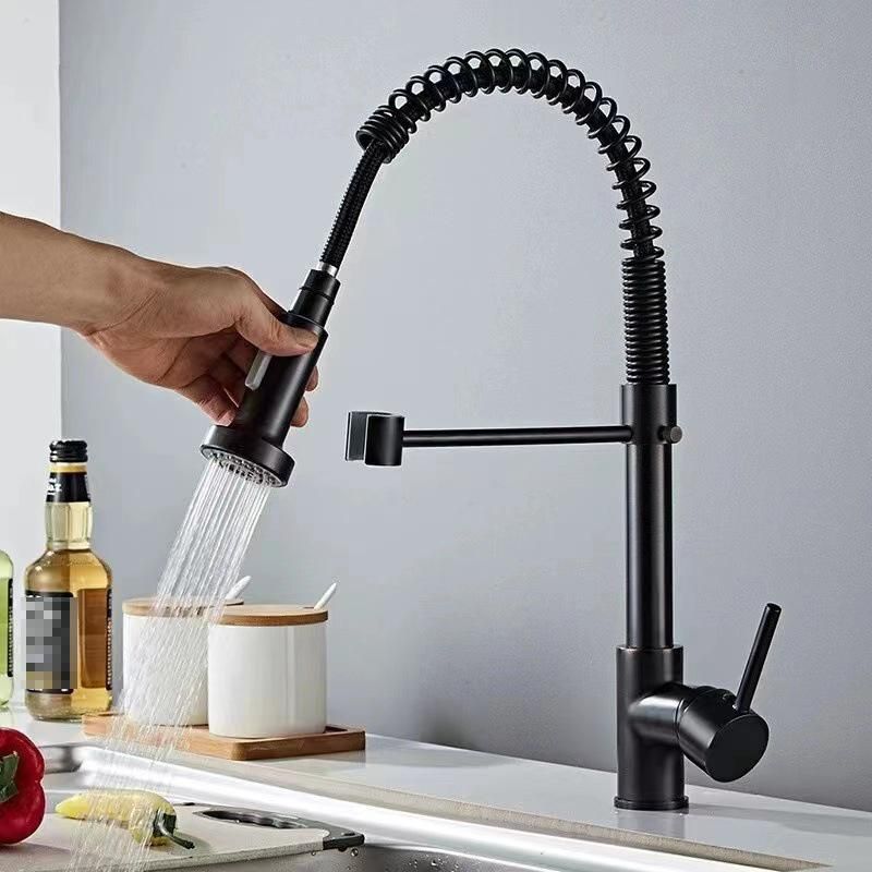 Kitchen Pull Down Spring Faucet