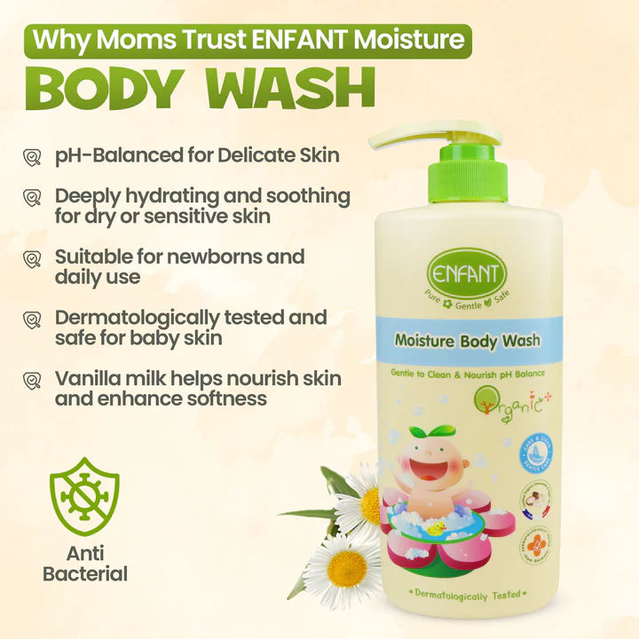 ENFANT - Organic Plus Moisturizing Body Wash 500ml