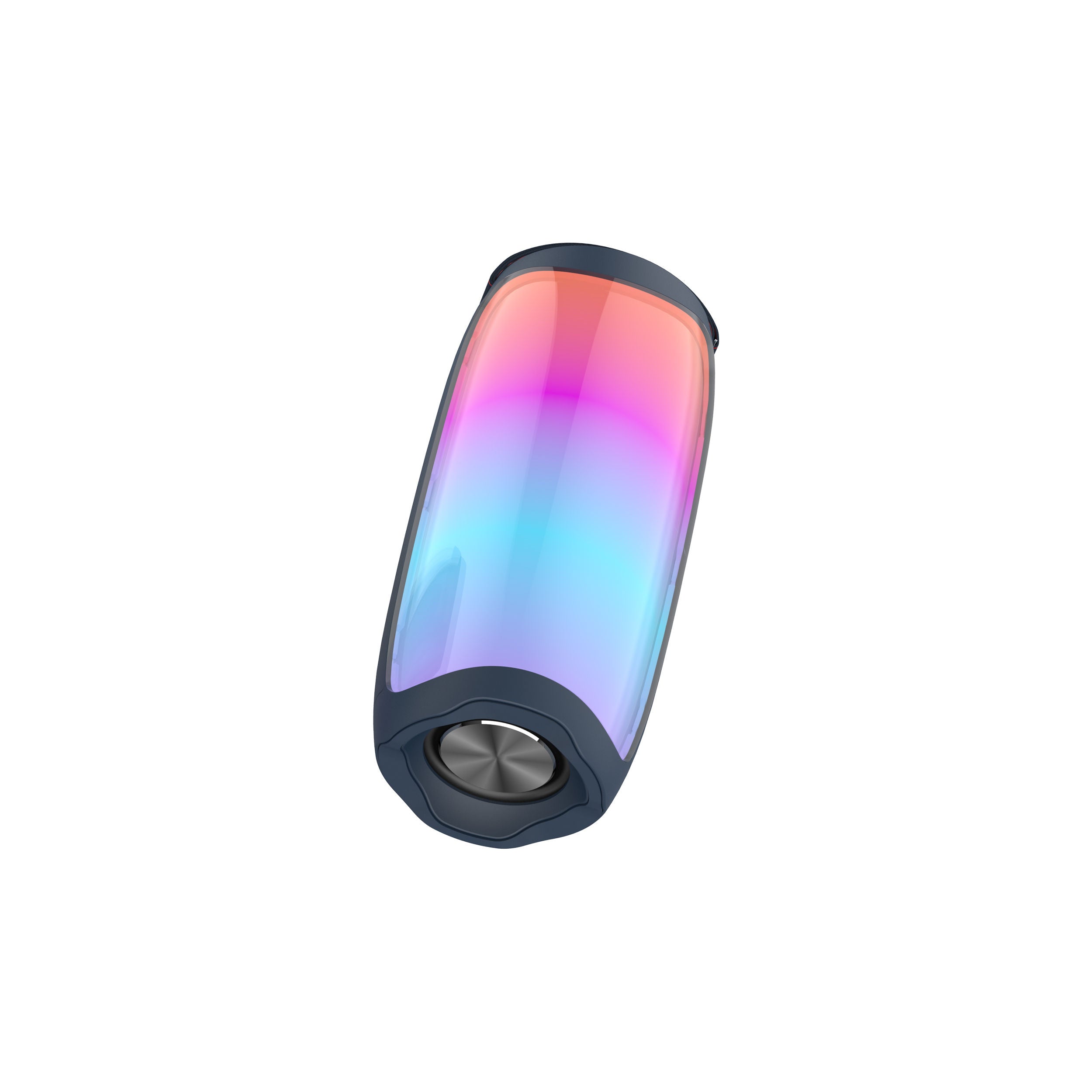 WiWU P40 Thunder Portable LED Bluetooth Speaker, IPX6 Waterproof, RGB Lights, Multi-Playback, Dark Blue
