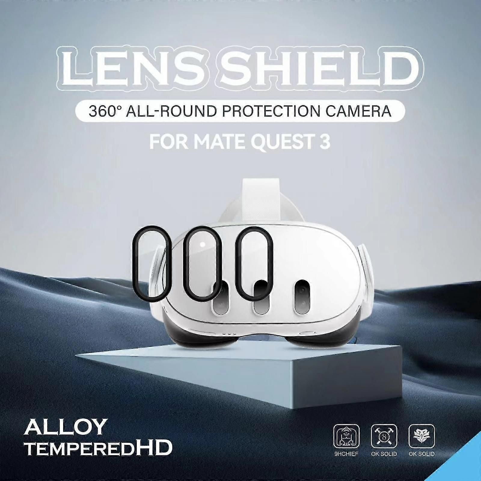 Camera Lens Protector For Meta Quest 3,vr Host Camera Hd Tempered Glass Film Lens Screen Protector For Meta Quest 3,camera Lens Screen Films For Quest zxin