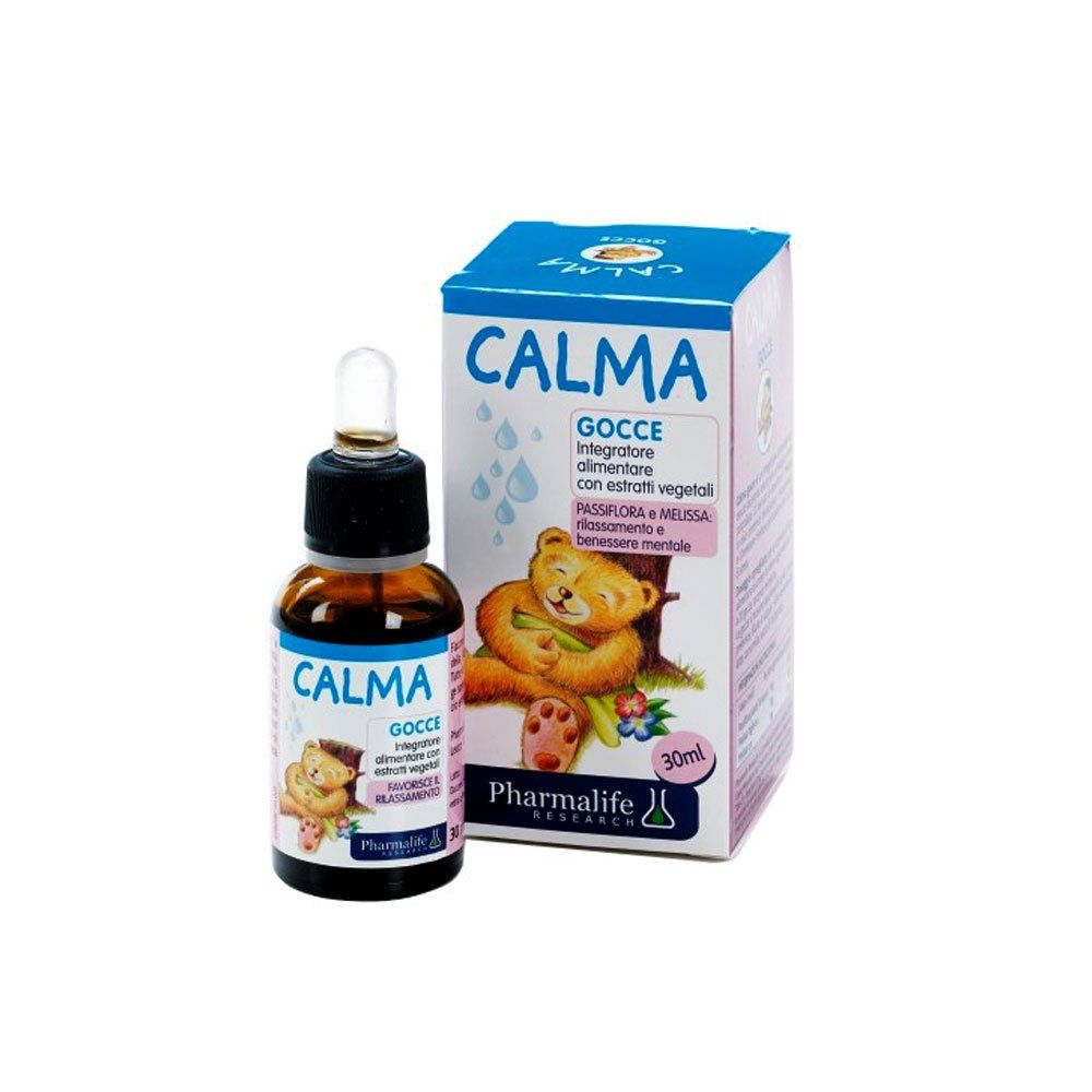 Pharmalife Calma Drops Food Supplement with Herbal Extracts From 6 months to 12 years.- 30ml
