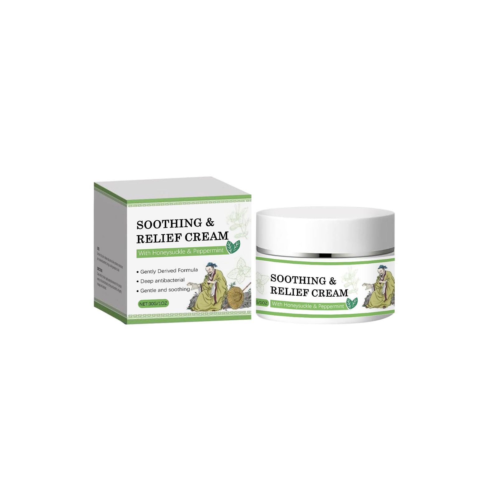 Herbal Moisturizing Body Cream Plant-Based 30g