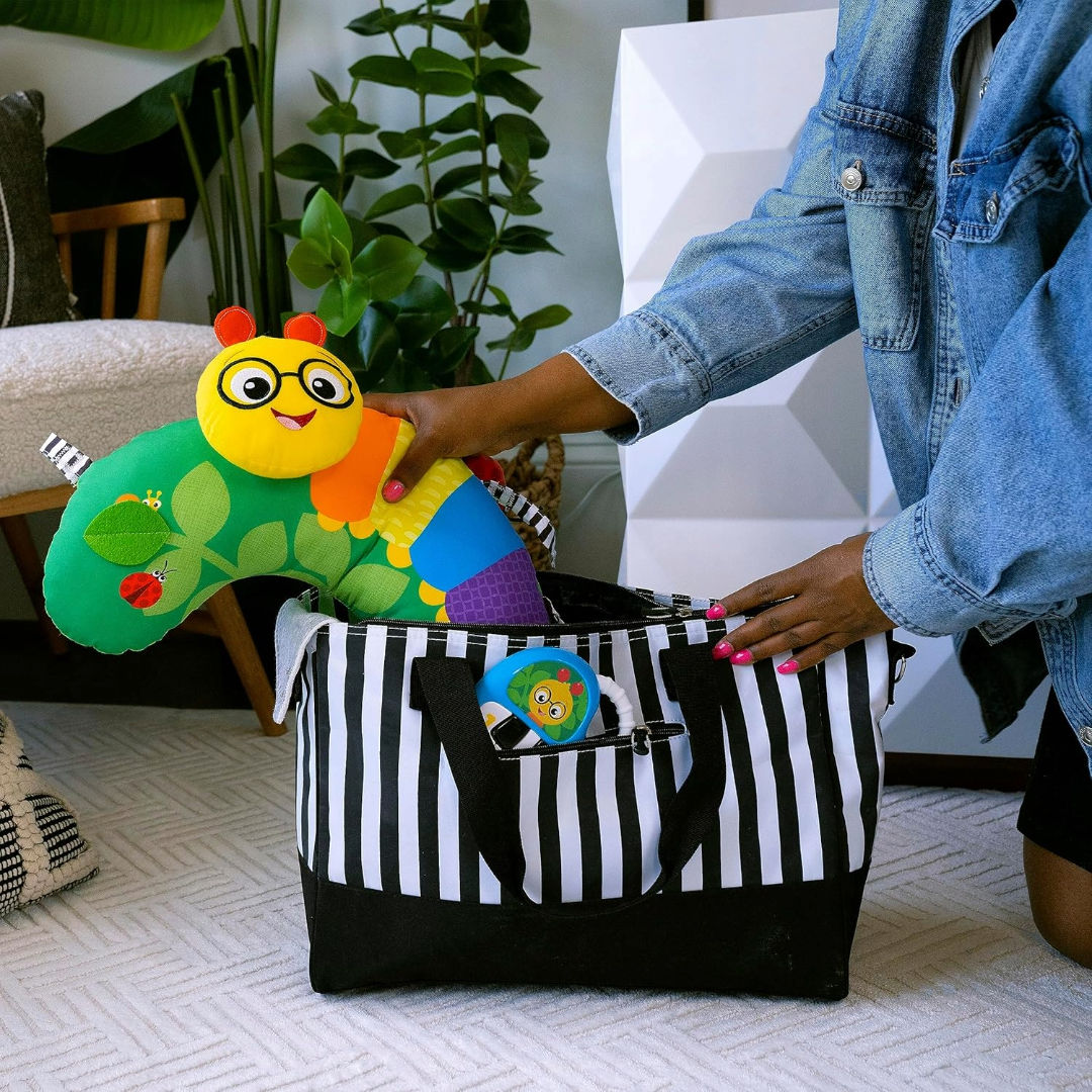 Baby Einstein Cal-a-Pillow Tummy Time Activity Pillow, 63.5x12.9x 38.86cm, 0-12 months