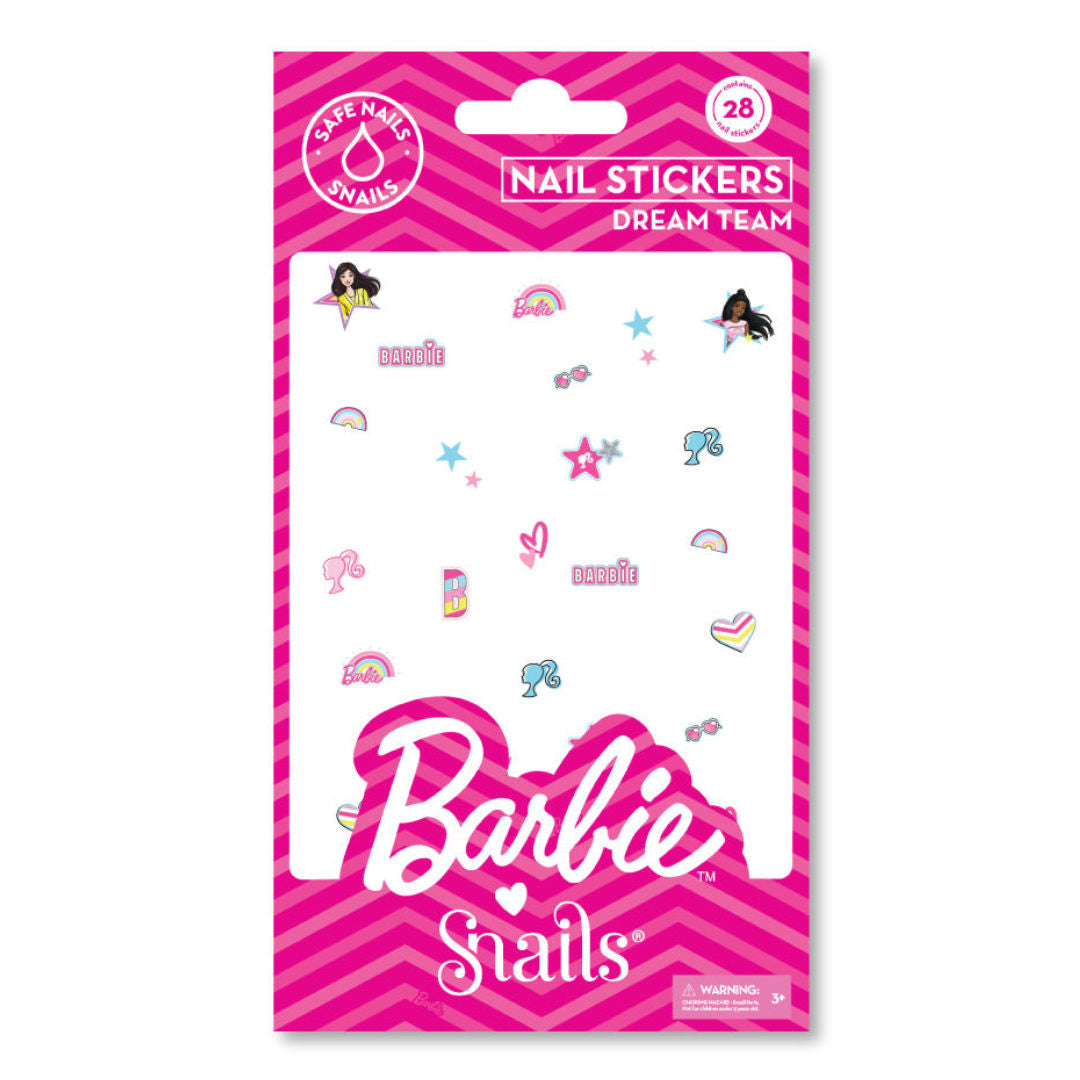 Barbie Snails Dream Team, Nail Stickers, 28 Pieces