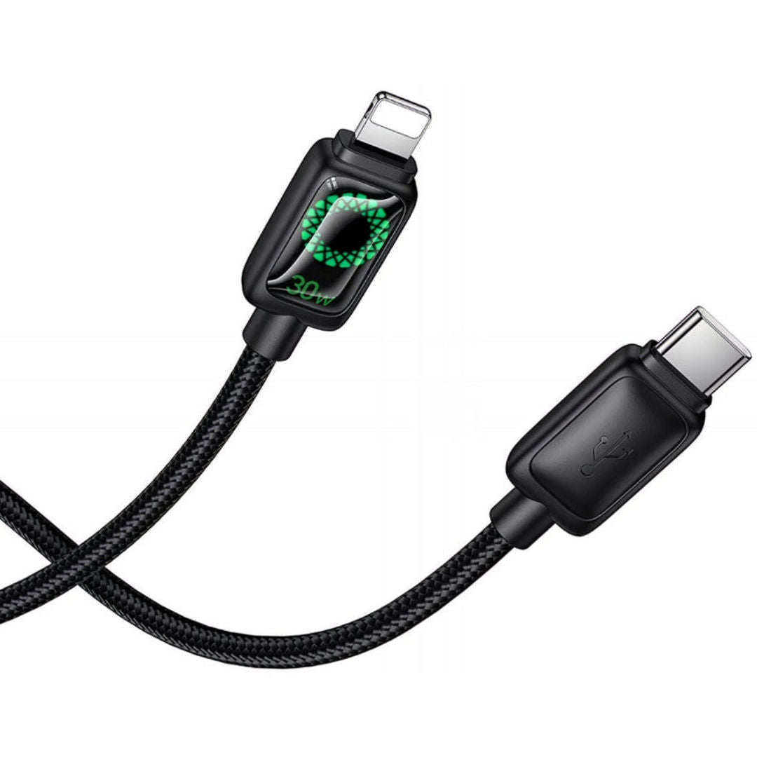 Hoco U146 USB-C to Lightning 30W Data and Charging Cable, 1.2m