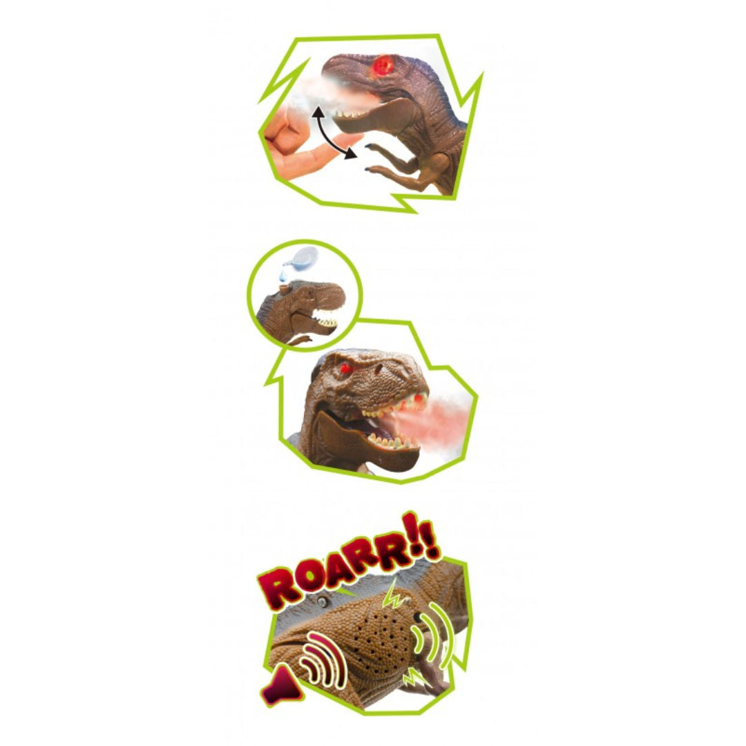 Buki France T-Rex Infrared RC Toy, 31x21cm, Brown