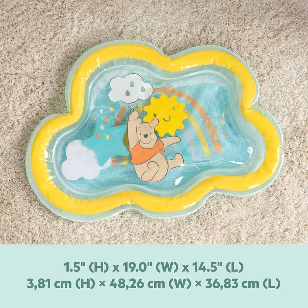 Bright Starts Disney Winnie the Pooh Once Upon A Tummy Time Water Mat (49 x 34.8 x 3.2 cm)