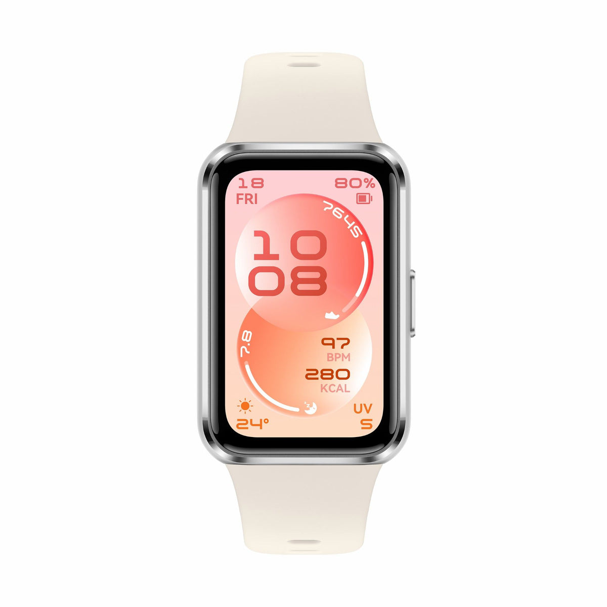 HUAWEI Band 11 Smart Fitness Band, Aluminium Alloy Case with Fluoroelastomer Strap