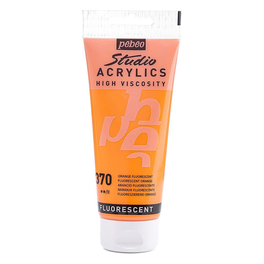 Pebeo Fluorescent Acrylic Paint, 100 ml
