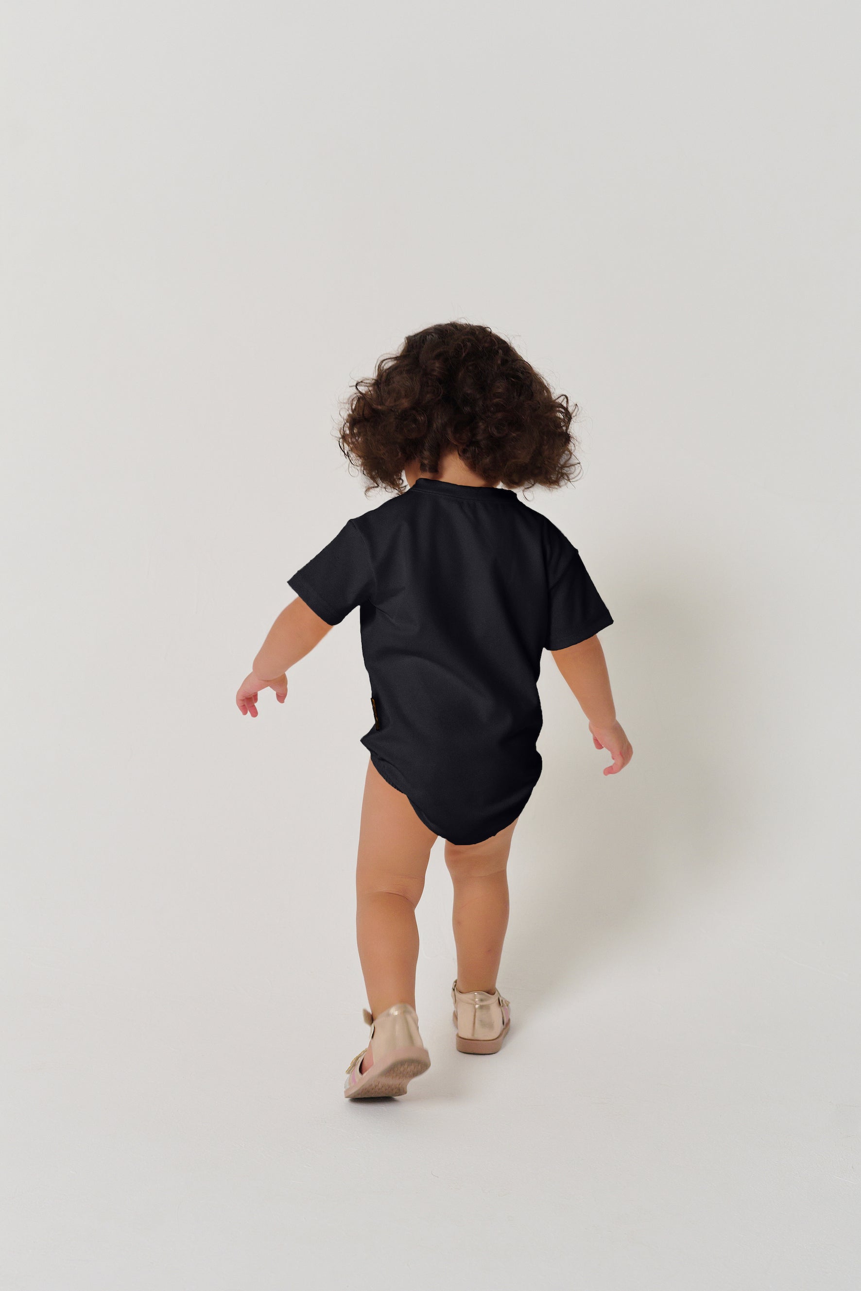 MULU Classic Unisex Baby Romper - Black