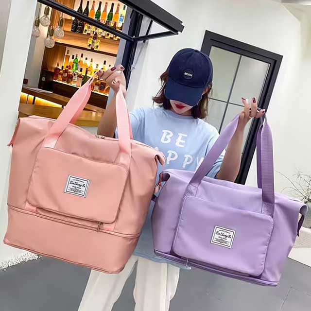 Waterproof Travel Folding Handbag - Compact, Durable & Portable Tote for Travel & Everyday Use