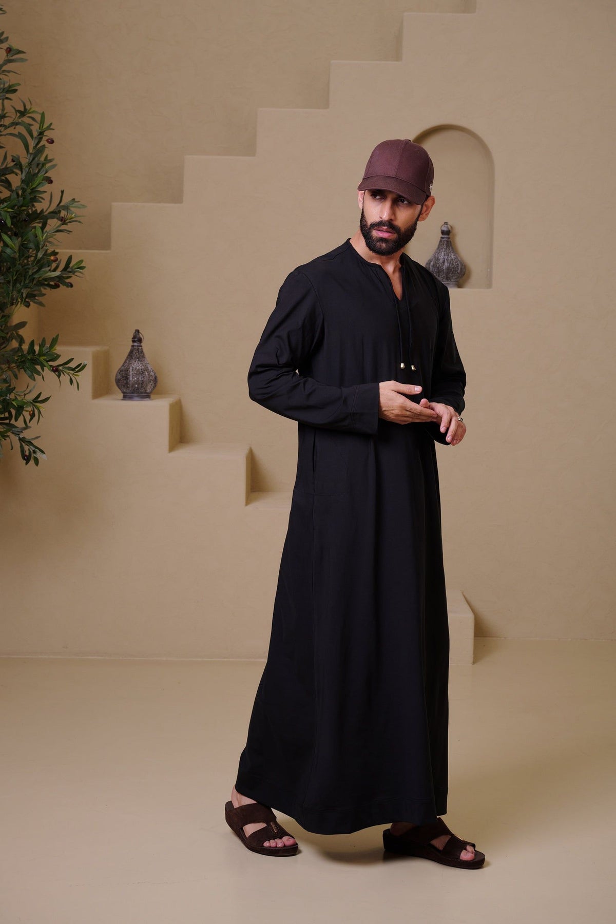 SAHIL Kandura - Black