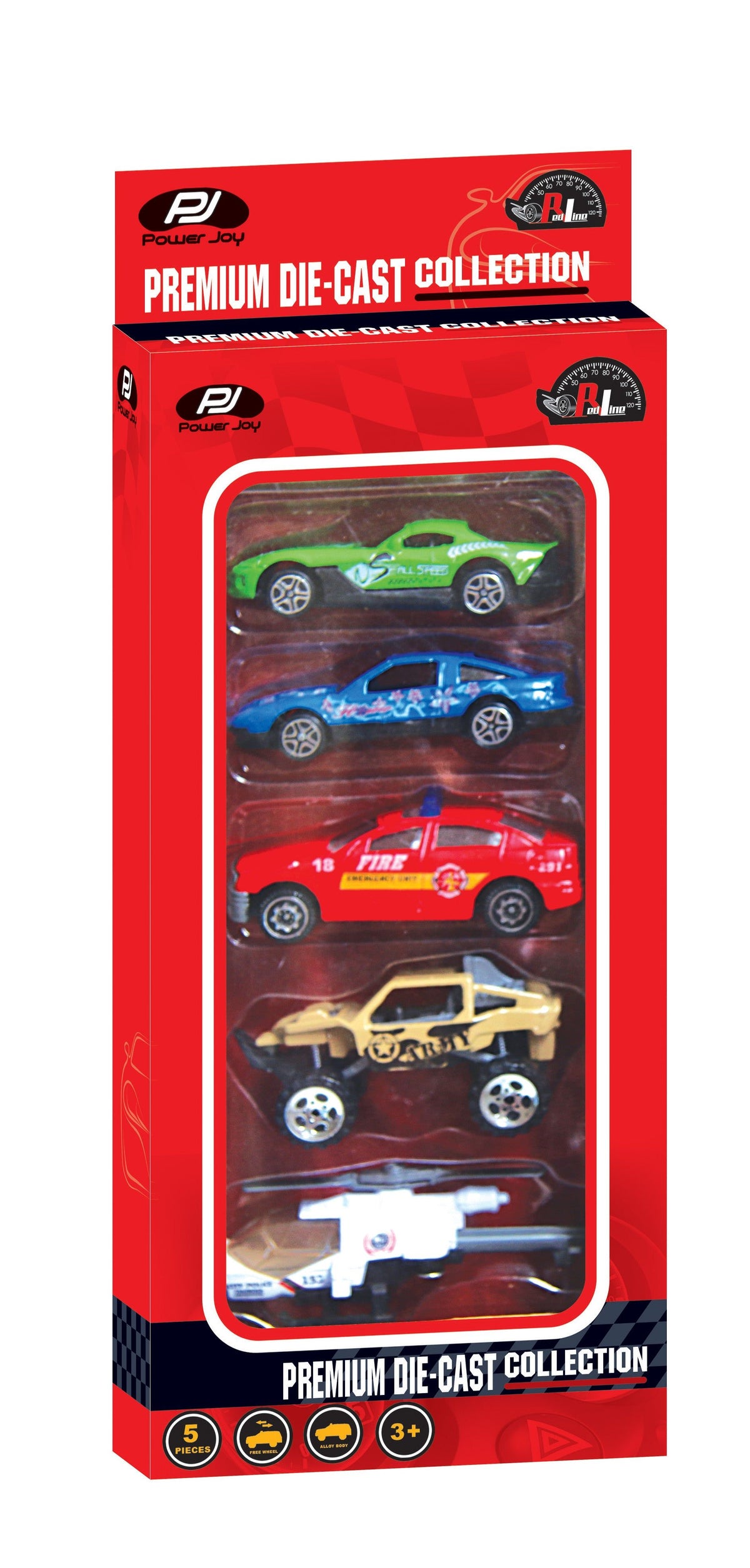 P.JOY V.VROOM DIECAST PREMIUM 5IN1 1/64