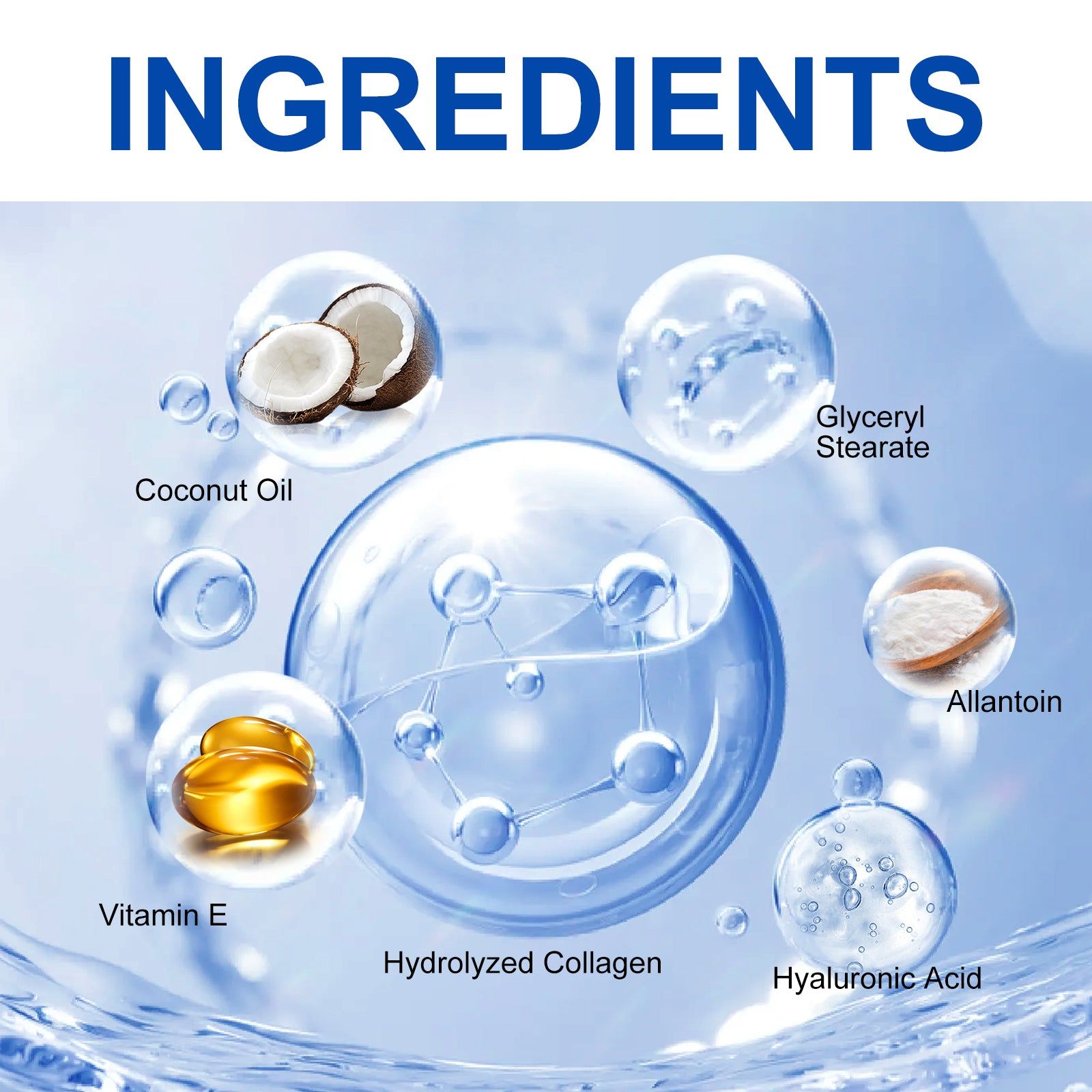 Hydrolyzed Collagen Facial Care Cream, Deep Moisturizing, Brightening, Anti-Aging ,120ml