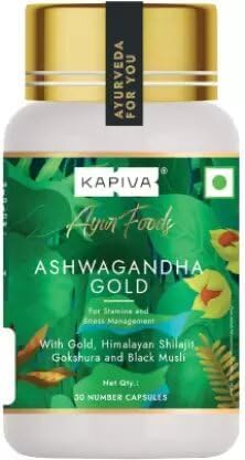 Kapiva Himalayan shilajit & Ashwagandha gold 30