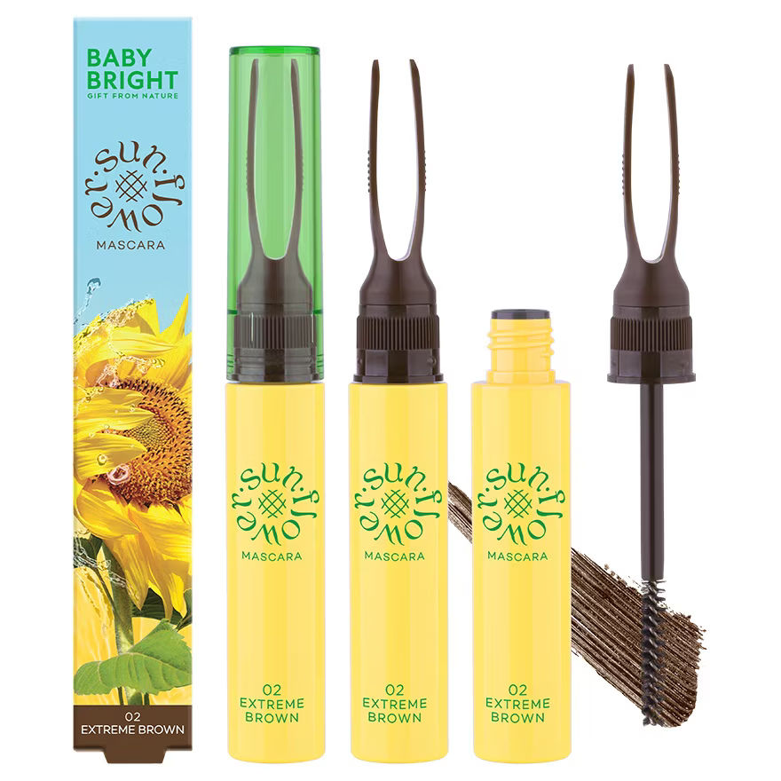 Sunflower Mascara 5g Baby Bright (M) 02 Extreme Brown