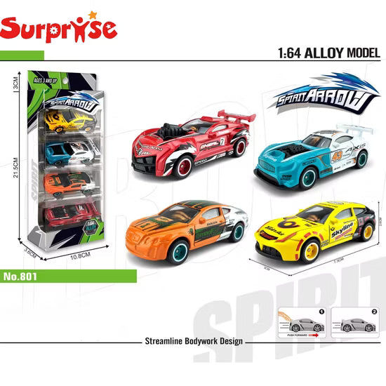 1:64 GASHAPON ALLOY RACING CAR