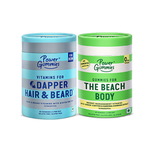 The Dream Man - Beach Body Gummies + Dapper Hair And Beardgummies