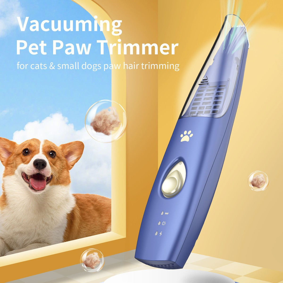 Electric Pet Paw Trimmer with USB Charging