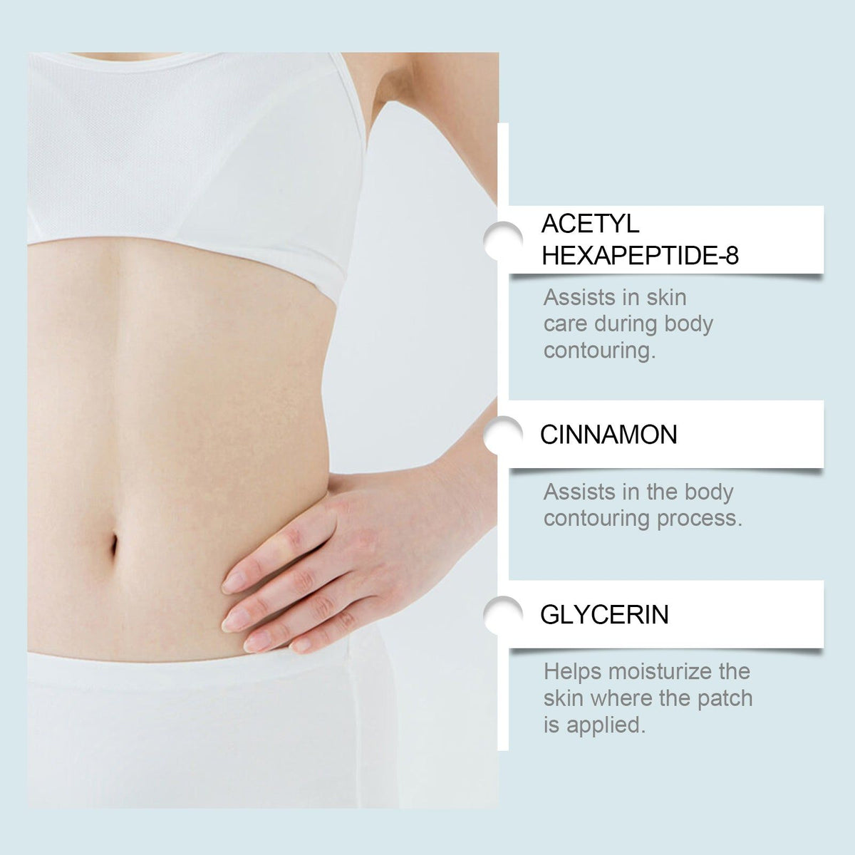 Body Care Patches for Slimming, Skin Protection, Easy Daily Use ,4pcs