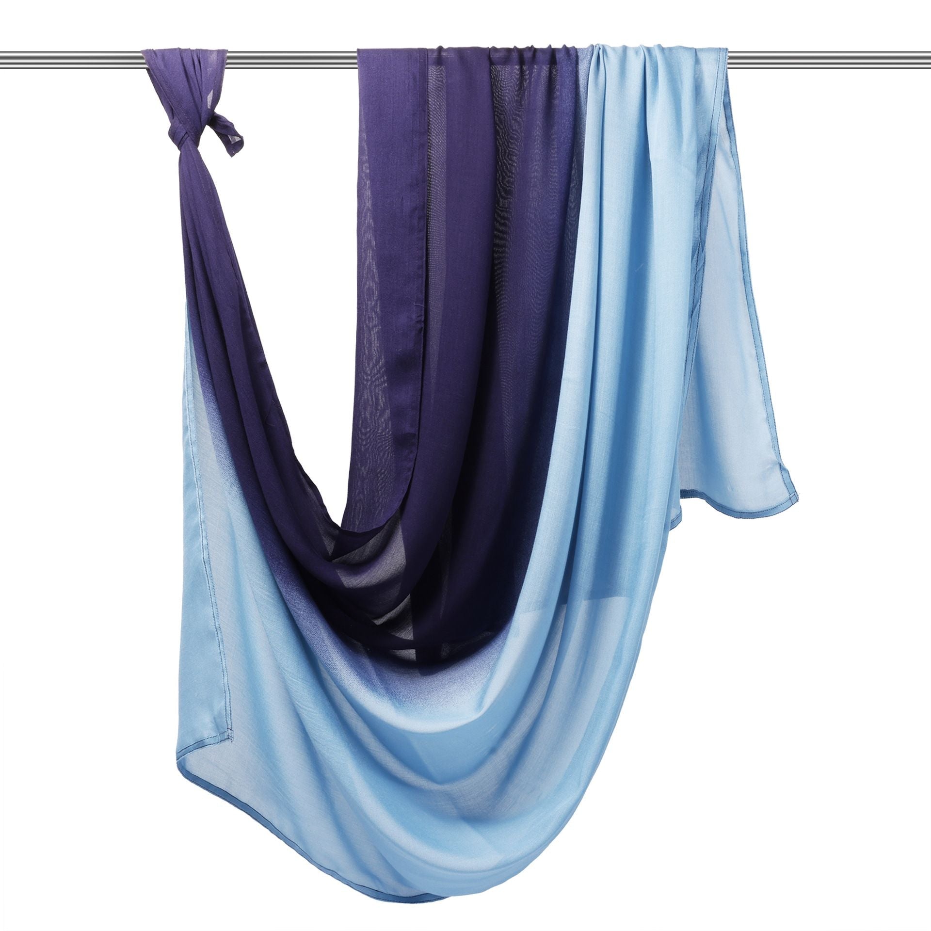 Gradient Cotton Hijab Scarf for Women Lightweight 180x90cm