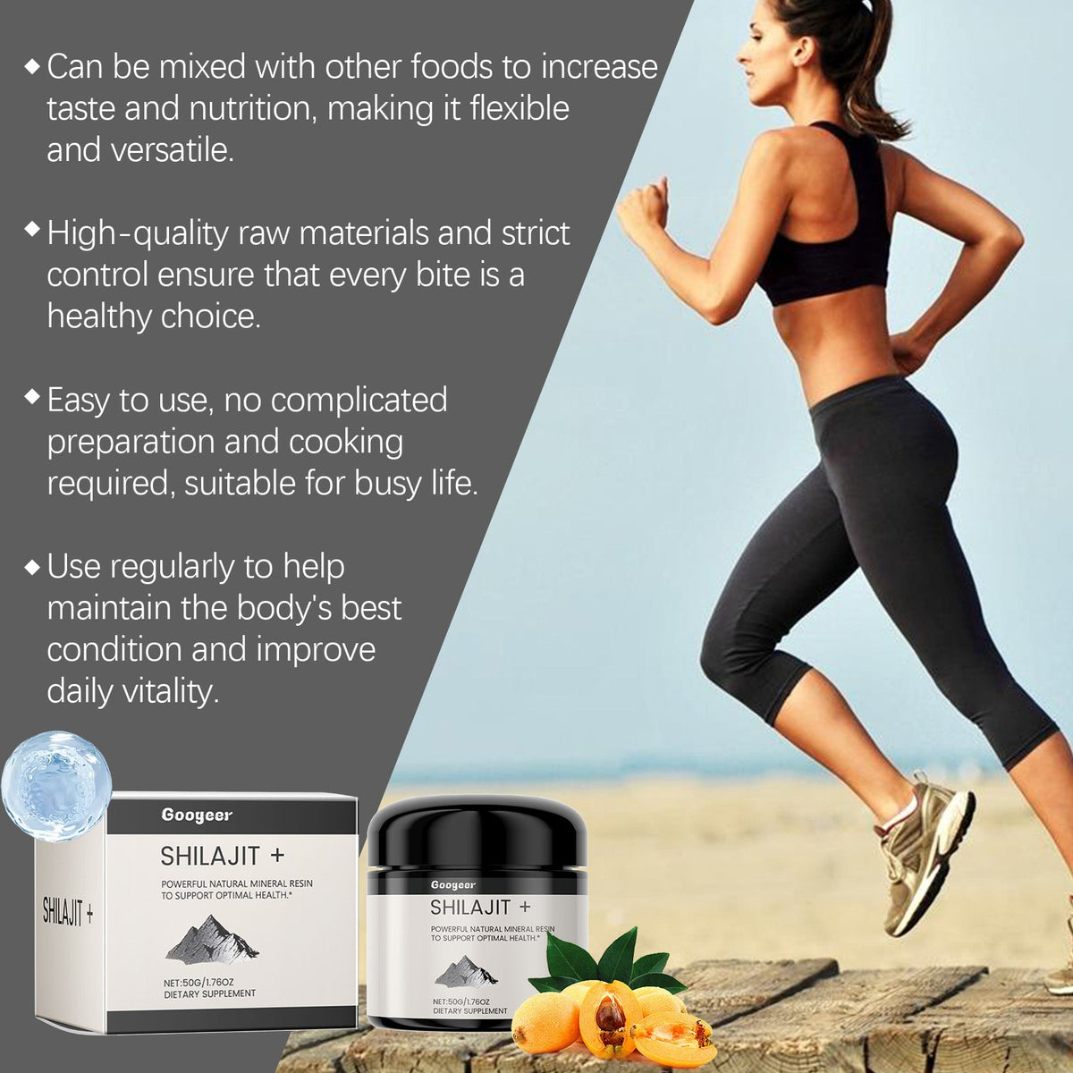 Body Care Supplement, Natural Health Boost, Supports Respiratory & Vitality ,50g