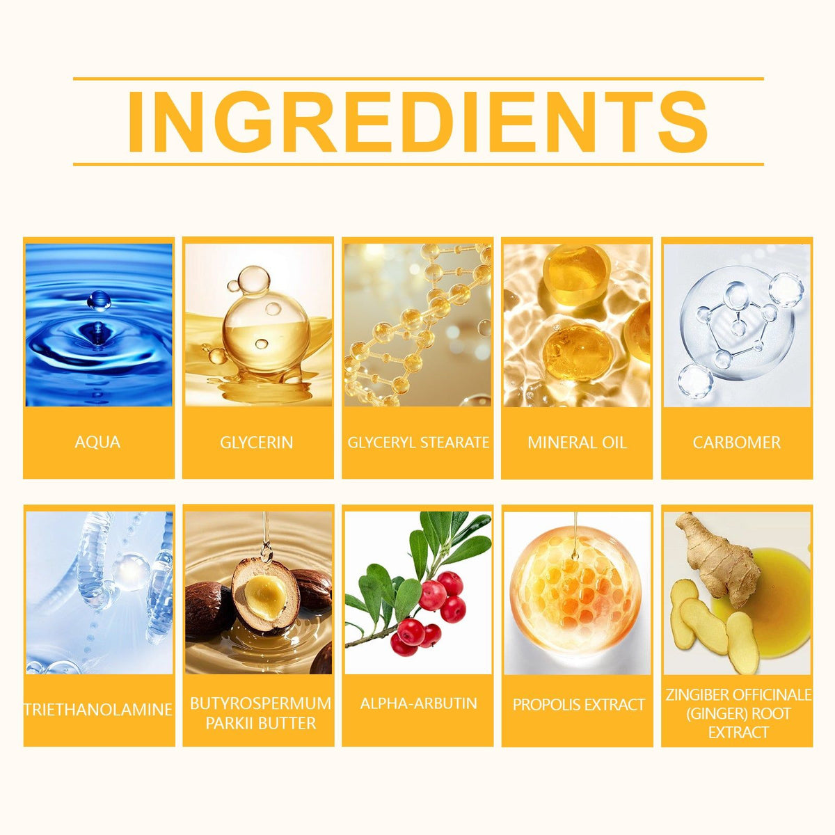 Body Care Cream, Shea Butter Ginger Root, Long-Lasting Freshness, Anti-Sweat, Sensitive Skin ,100g