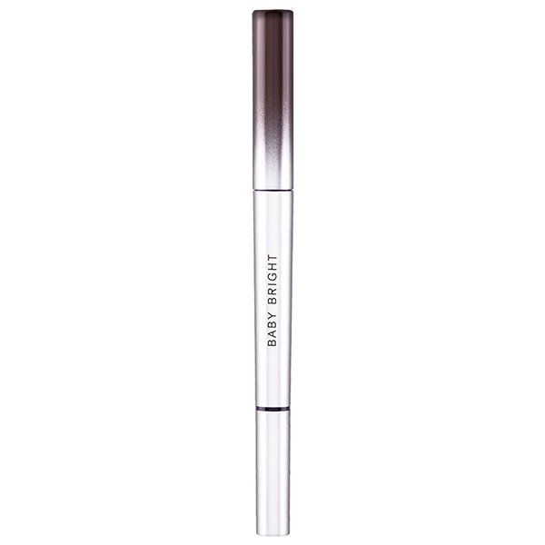 TRIO SLIM LASHBROW CARA & EYELINER 2G+0.5ML BABY BRIGHT (M) #02 DEEP BROWN