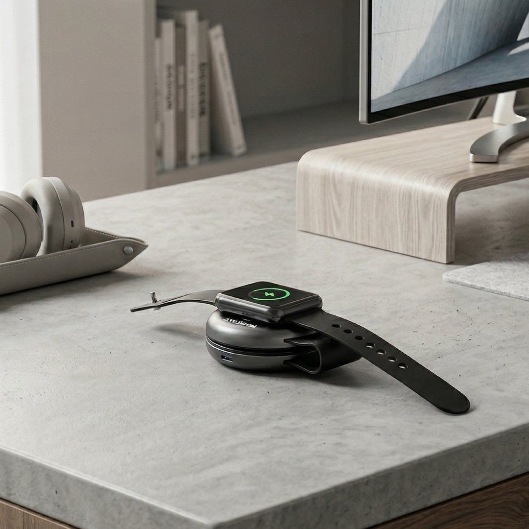 EPICARMA All in One 15W Fast Wireless Charger, Gray