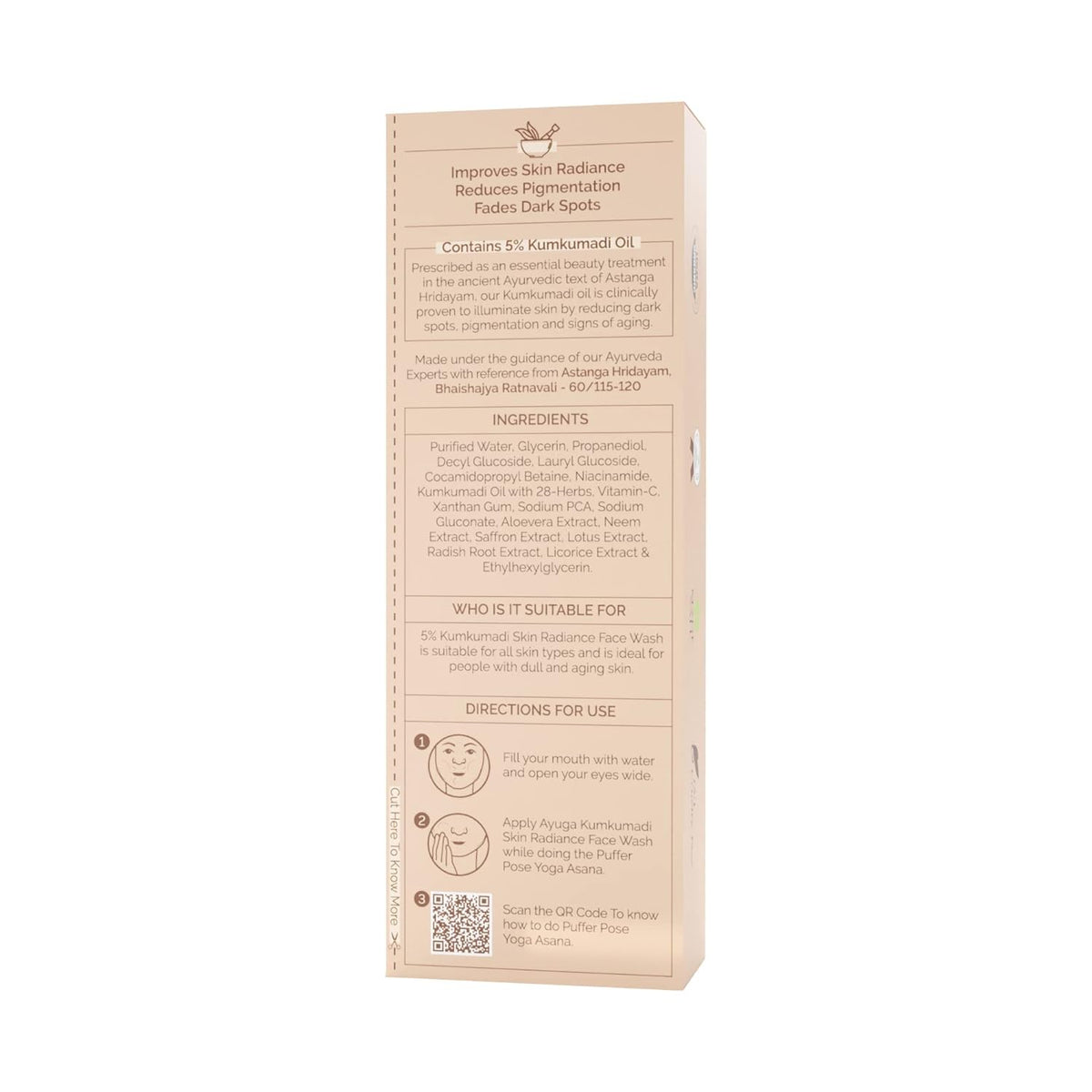 Ayug Kumkumadi Face Wash 100 ml