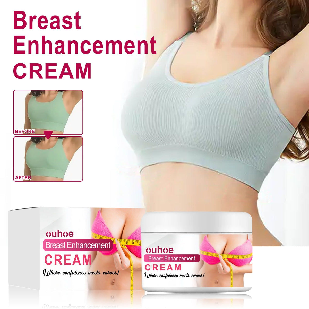 Boost Your Confidence with Plump Breasts Enhancement Cream, Fast Results ,50g