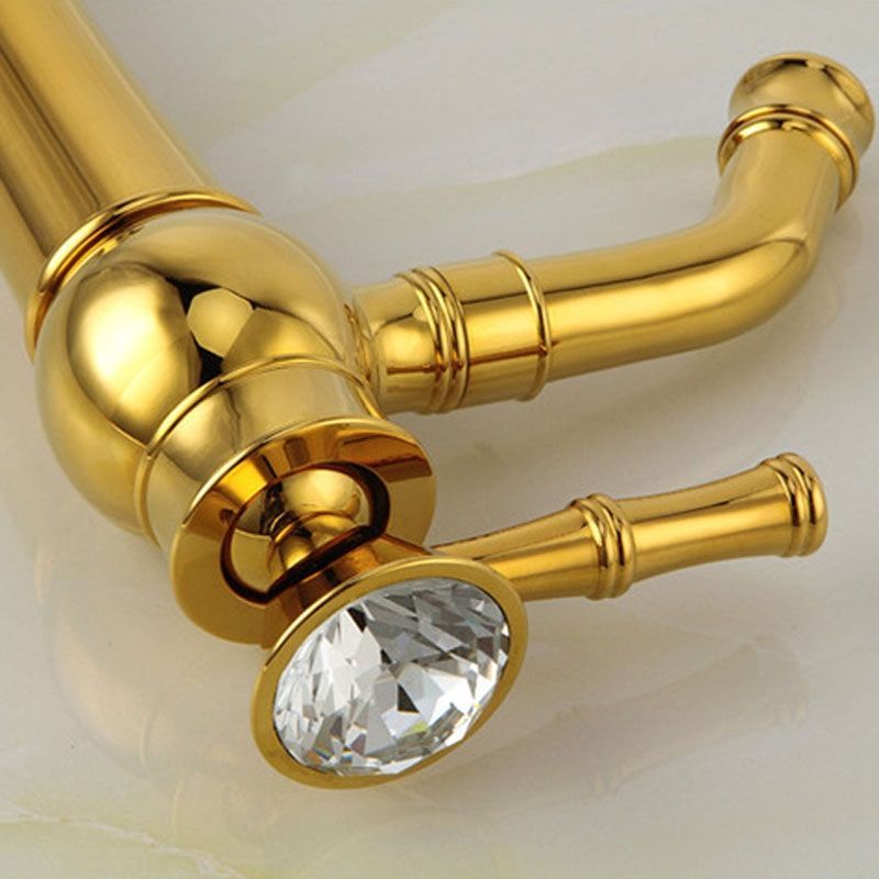 Hot And Cold Water Faucet Gold Short Model Gold Short Model