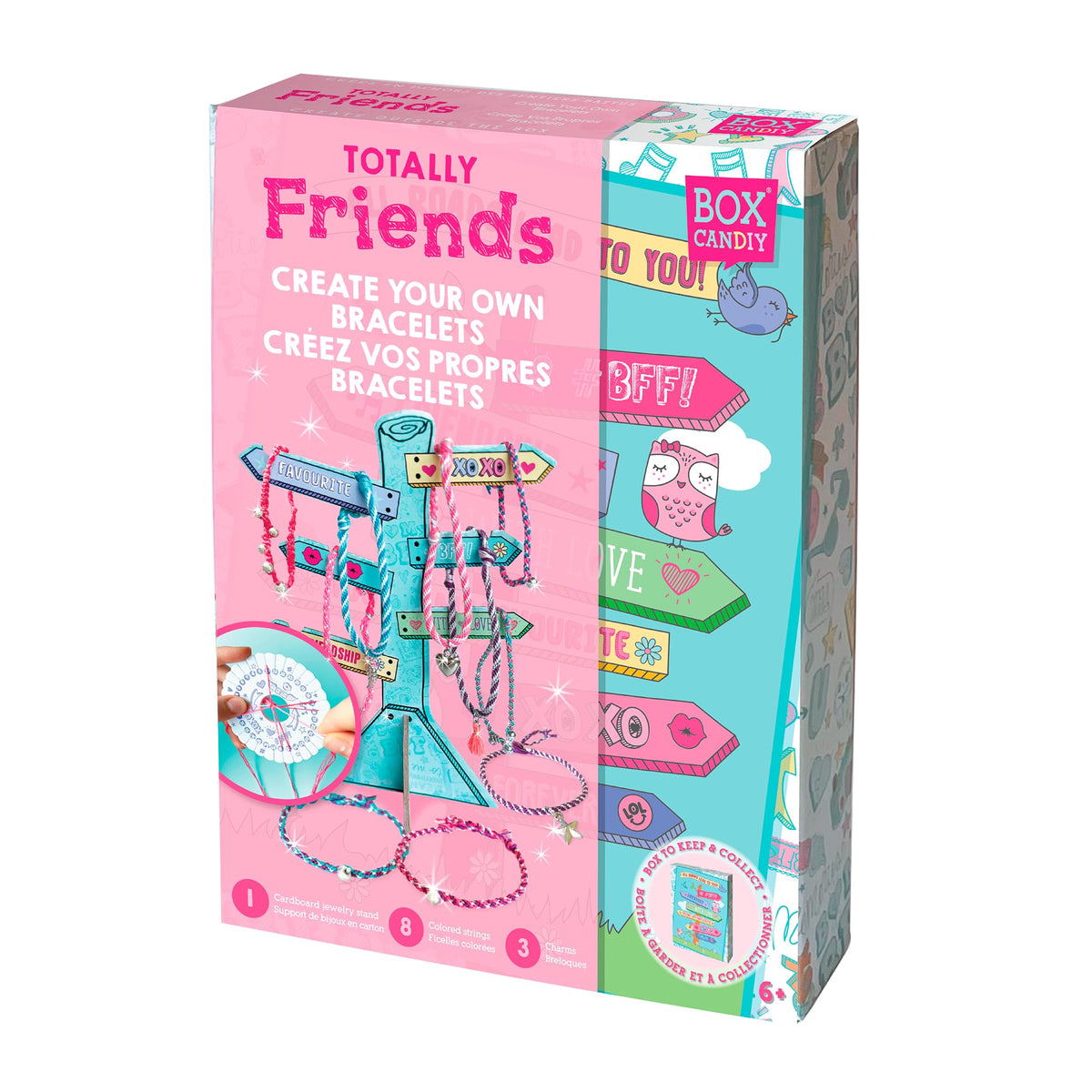 Box CanDIY Totally Friends Make Your Own Bracelet Kit, 6+ years