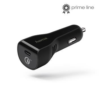 HAMA 178274 "Qualcomm® Quick Charge™ 4+ / Power Delivery (PD) Car Charger, black