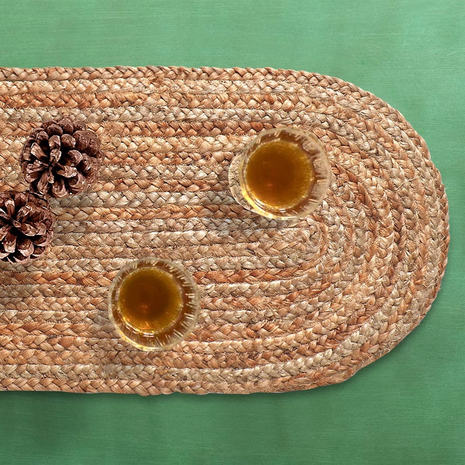 Oval Heat Resistant Dining Table Runner for Dining Table