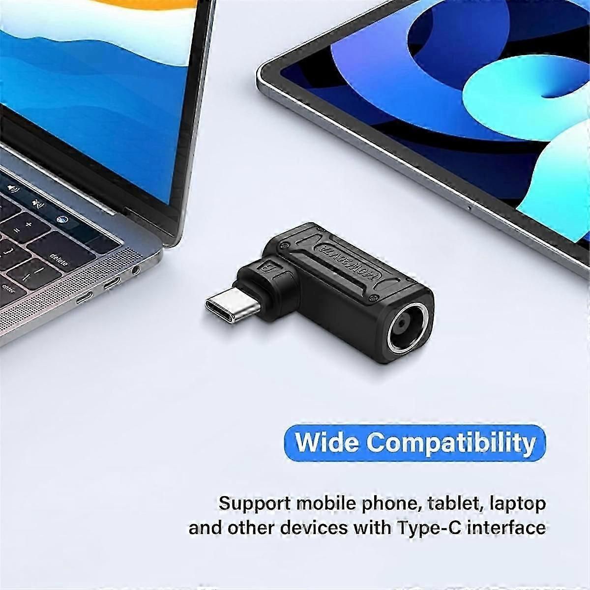 PD 140W DC to USB C Power Charging Adapter Phone Connector